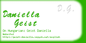 daniella geist business card